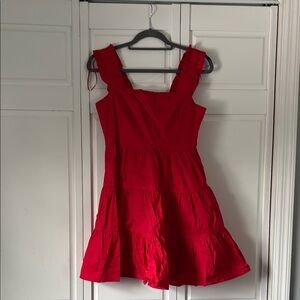 Red Sleeveless Dress